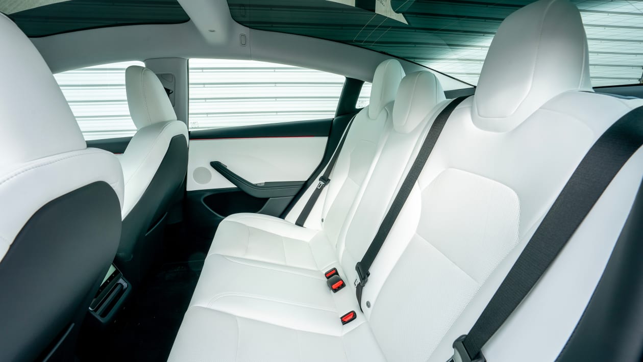 Tesla model 3 cargo online space seats down